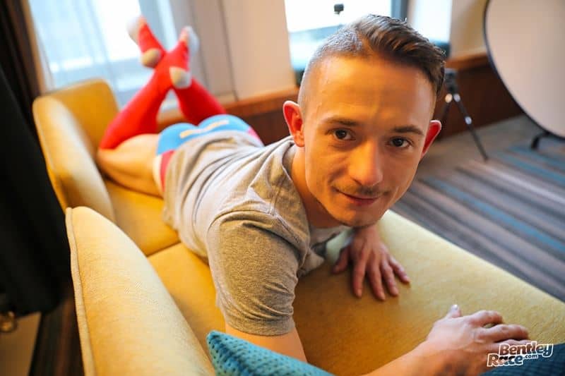 Sexy young Polish stud Justin Evans socks undies jerking huge dick blowing cum stomach 002 gay porn pics - Sexy young Polish stud Justin Evans in just his socks and undies jerking his huge dick blowing cum all over his stomach
