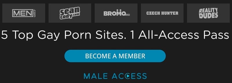 5 hot Gay Porn Sites in 1 all access network membership vert 6 - Men gay sex trio Sean Cody Kyle, Michael Boston and Luke Connors hardcore big cock ass fucking