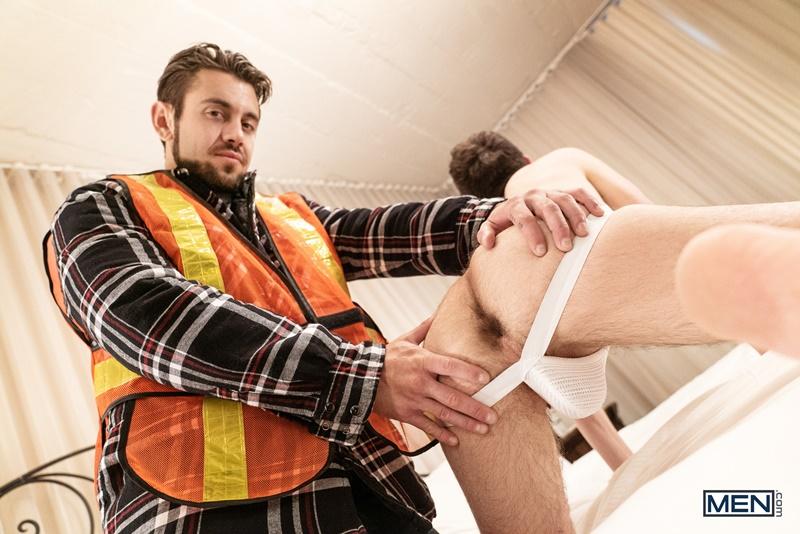 Men hottie young dude Troye Dean raw asshole abused construction worker Dante Colle huge cock 0 image gay porn - Men hottie young dude Troye Dean’s raw asshole abused by construction worker Dante Colle’s huge cock